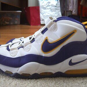 Size 10 - Nike Air Max Uptempo Los Angeles Lakers Derek Fisher Shoes/Sneakers